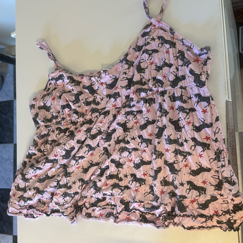 Unicorn Print Tank Top (6x)